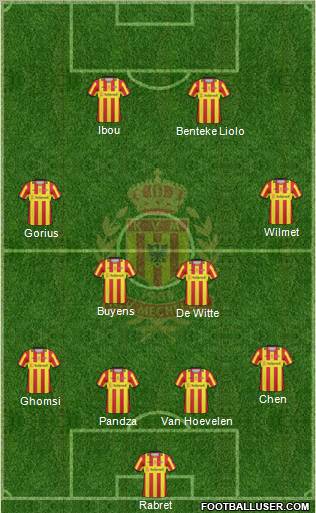 Yellow Red KV Mechelen Formation 2011