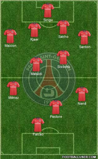 Paris Saint-Germain Formation 2011