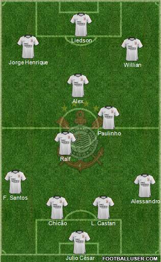 SC Corinthians Paulista Formation 2011