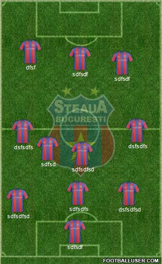 FC Steaua Bucharest football formation