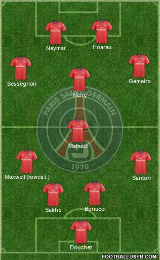 Paris Saint-Germain Formation 2011