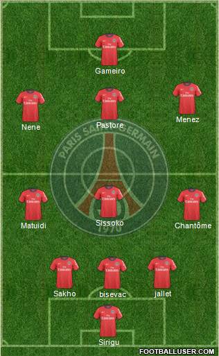 Paris Saint-Germain Formation 2011