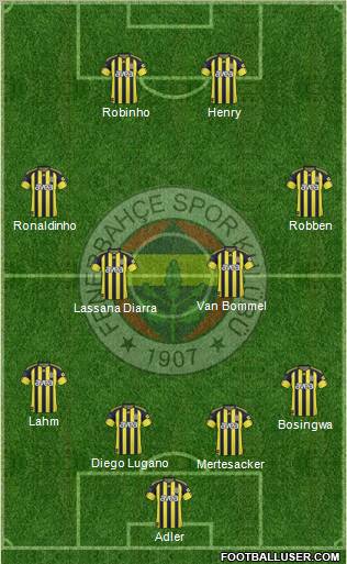 Fenerbahçe SK Formation 2011
