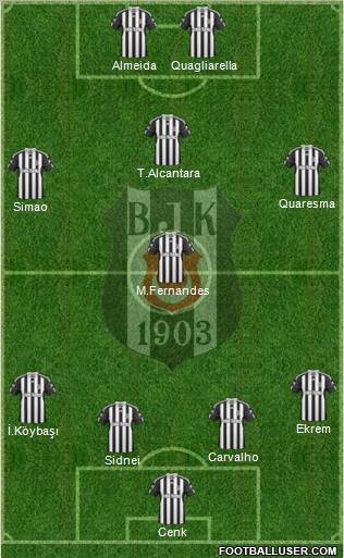 Besiktas JK Formation 2011