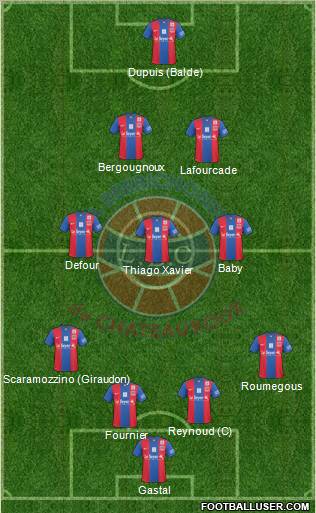 La Berrichonne de Châteauroux Formation 2011