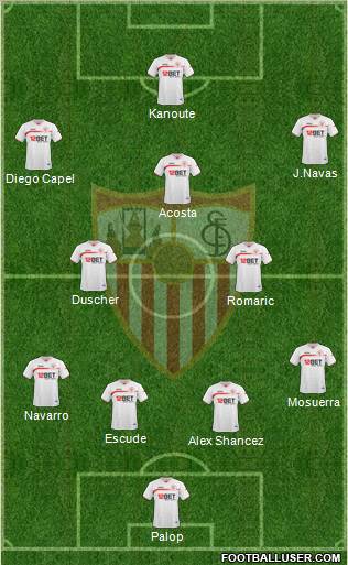 Sevilla F.C., S.A.D. Formation 2011