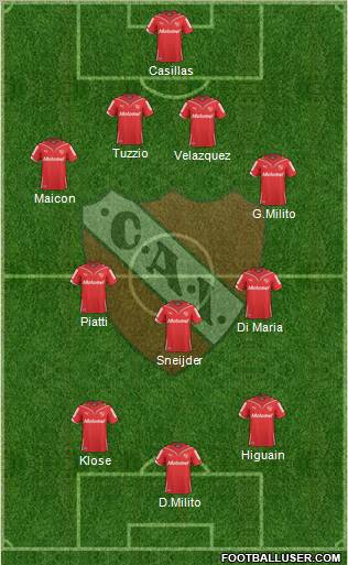 Independiente Formation 2011