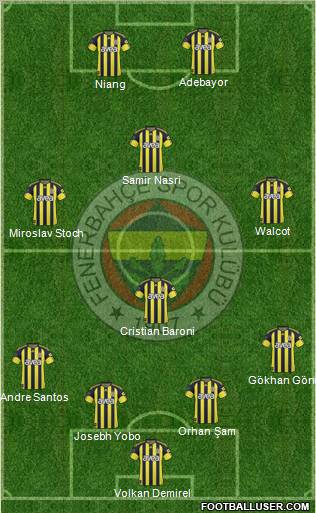 Fenerbahçe SK Formation 2011