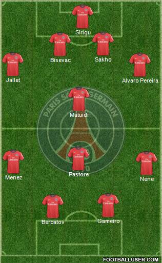 Paris Saint-Germain Formation 2011