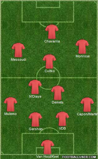 Pro Evolution Soccer Team Formation 2011