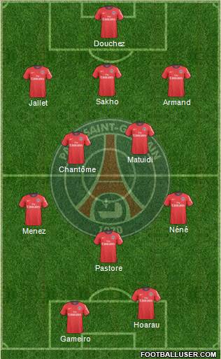 Paris Saint-Germain Formation 2011