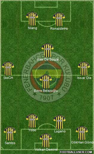 Fenerbahçe SK Formation 2011