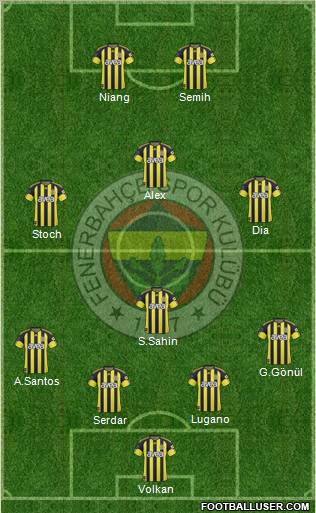 Fenerbahçe SK Formation 2011