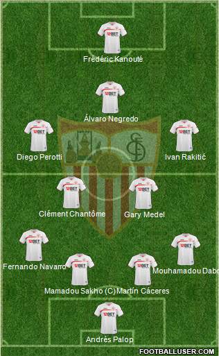 Sevilla F.C., S.A.D. Formation 2011