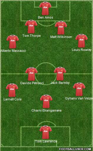 Manchester United Formation 2011