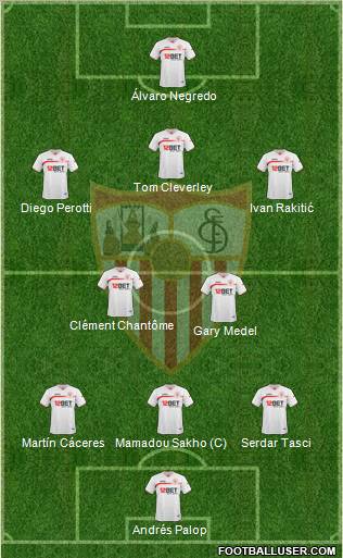 Sevilla F.C., S.A.D. Formation 2011