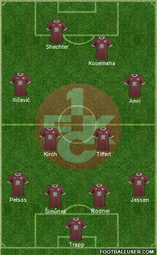 1.FC Kaiserslautern Formation 2011