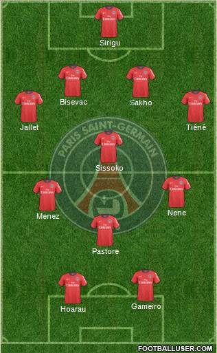 Paris Saint-Germain Formation 2011