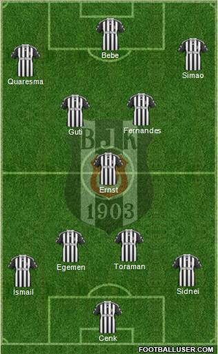 Besiktas JK Formation 2011