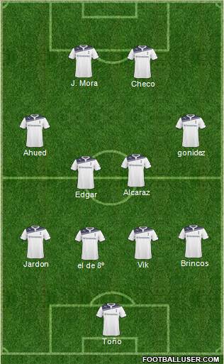 Tottenham Hotspur Formation 2011