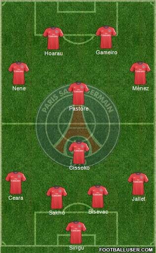 Paris Saint-Germain Formation 2011