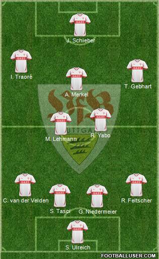VfB Stuttgart Formation 2011