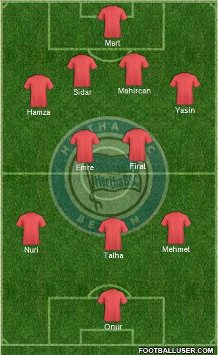 Hertha BSC Berlin Formation 2011