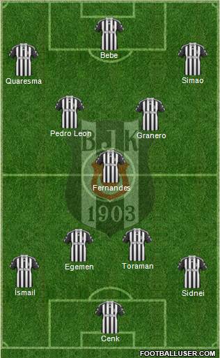 Besiktas JK Formation 2011