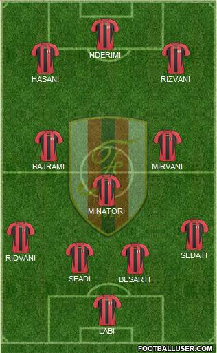 KS Flamurtari Vlorë Formation 2011