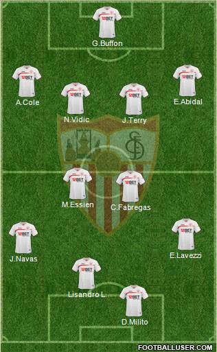 Sevilla F.C., S.A.D. Formation 2011