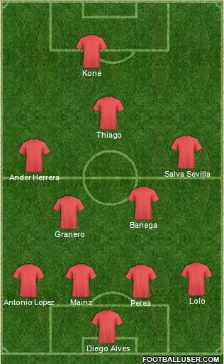Pro Evolution Soccer Team Formation 2011