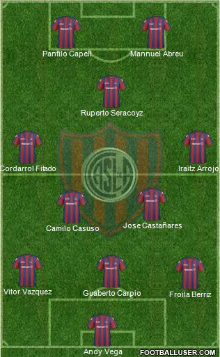 San Lorenzo de Almagro Formation 2011