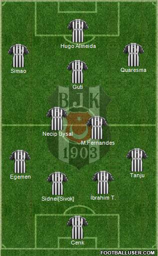 Besiktas JK Formation 2011