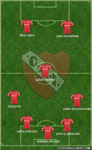 Independiente Formation 2011