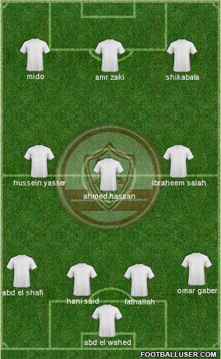 Zamalek Sporting Club football formation