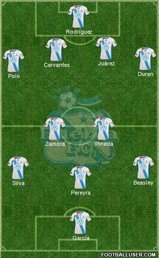 Club Puebla de la Franja Formation 2011