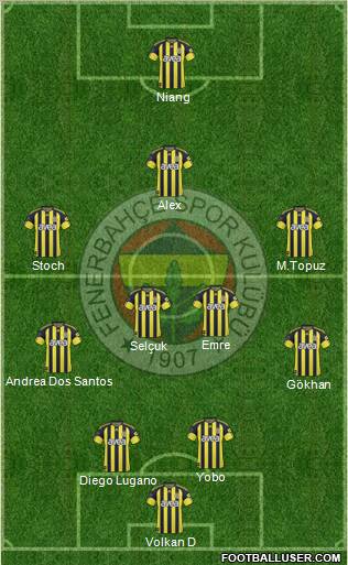 Fenerbahçe SK Formation 2011
