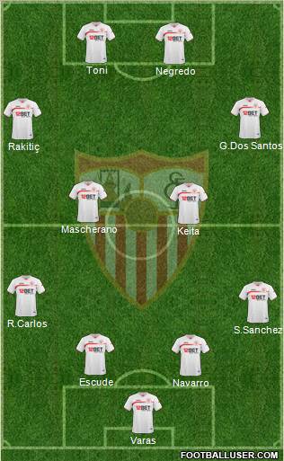 Sevilla F.C., S.A.D. Formation 2011