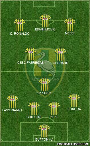 ADO Den Haag Formation 2011