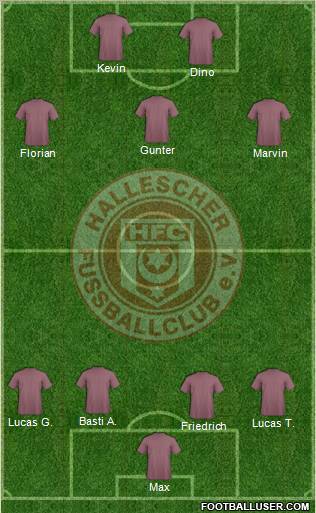 Hallescher FC Formation 2011