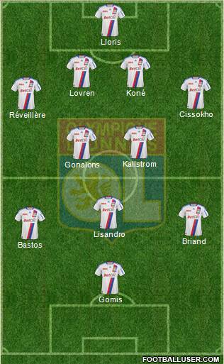 Olympique Lyonnais Formation 2011