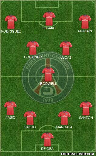 Paris Saint-Germain Formation 2011