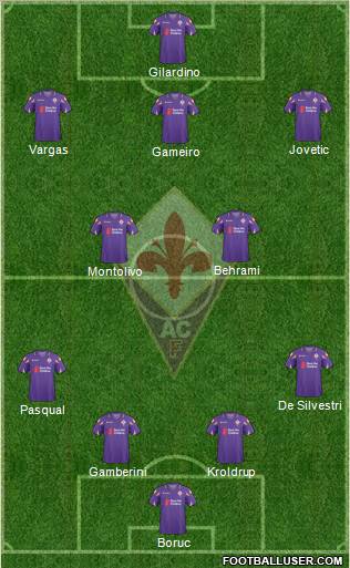 Fiorentina Formation 2011