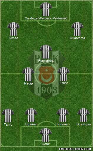 Besiktas JK Formation 2011