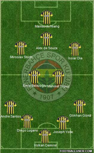 Fenerbahçe SK Formation 2011