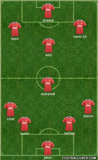 Manchester United Formation 2011