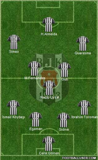 Besiktas JK Formation 2011