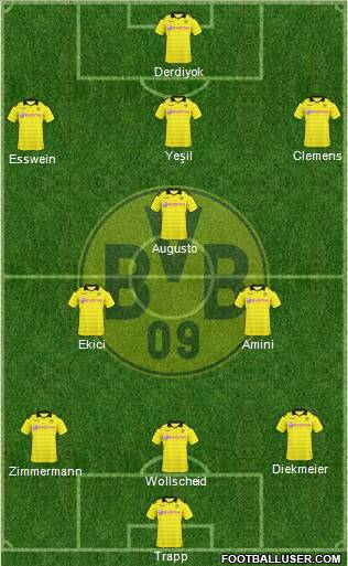 Borussia Dortmund Formation 2011
