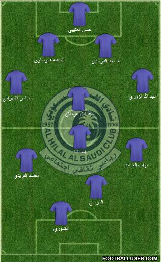 Al-Hilal (KSA) Formation 2011
