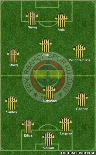 Fenerbahçe SK Formation 2011